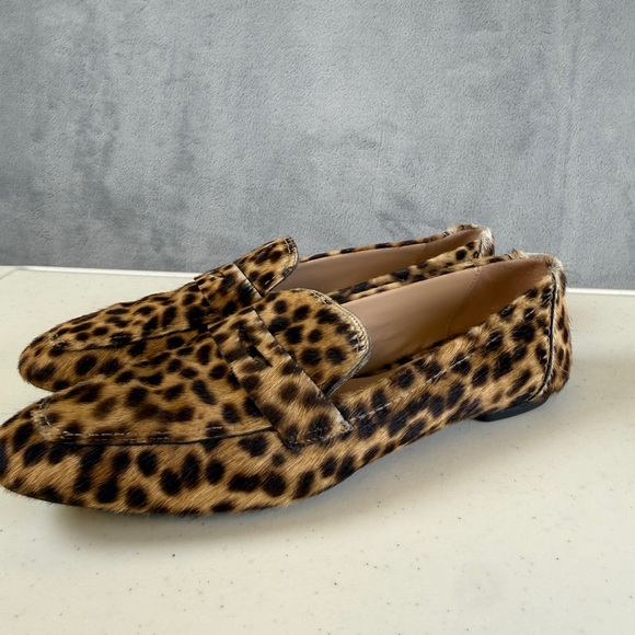 Stuart Weitzman Womens Loafers Size 6.5 Calf Hair Palmer Bold Shoes - Picture 2 of 9